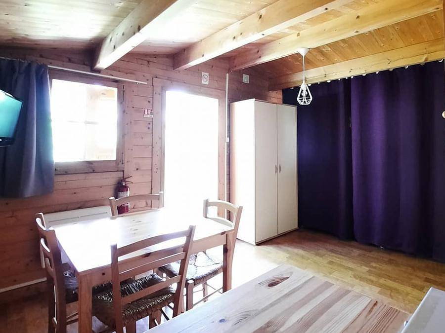 Camping La Ribière - Chalet 4 personas - Chalet 24 m² con instalaciones sanitarias in Annot, Región de Castellane