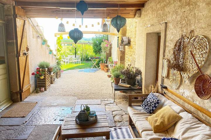 Gîte pour 8 personnes, avec jardin et balcon dans Bassigney