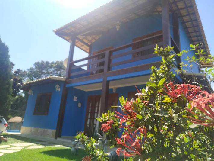 Casas e apartamentos de temporada para 8 pessoas, com jardim e vista e ainda piscina, com animais de estimação em Búzios