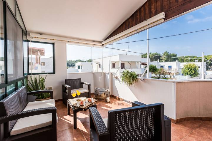 Ferienhaus für 5 Personen, mit Terrasse in Lido Specchiolla