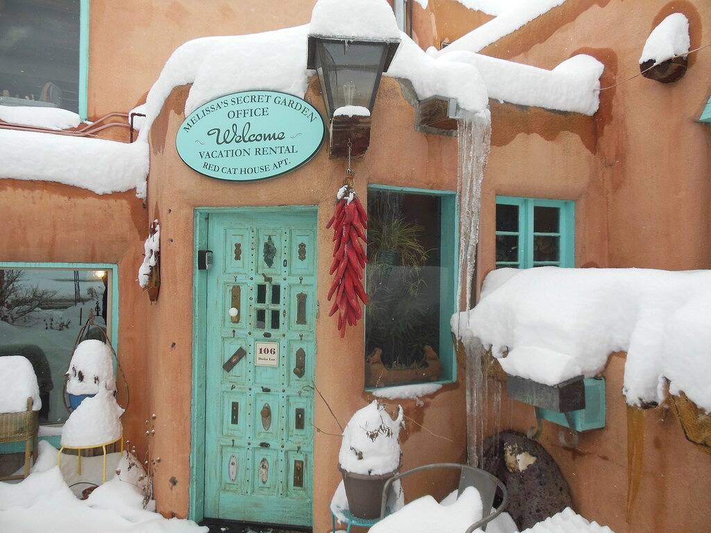 Ganze Wohnung, Rote Katze Haus Ferienwohnung für Paare in Taos, Taos County