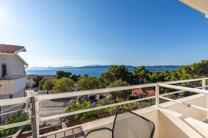 Apartament wakacyjny dla 2 osób, z Balkon/ taras w Igrane