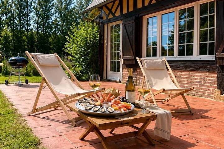 Maison de vacances pour 12 personnes, avec Jardin