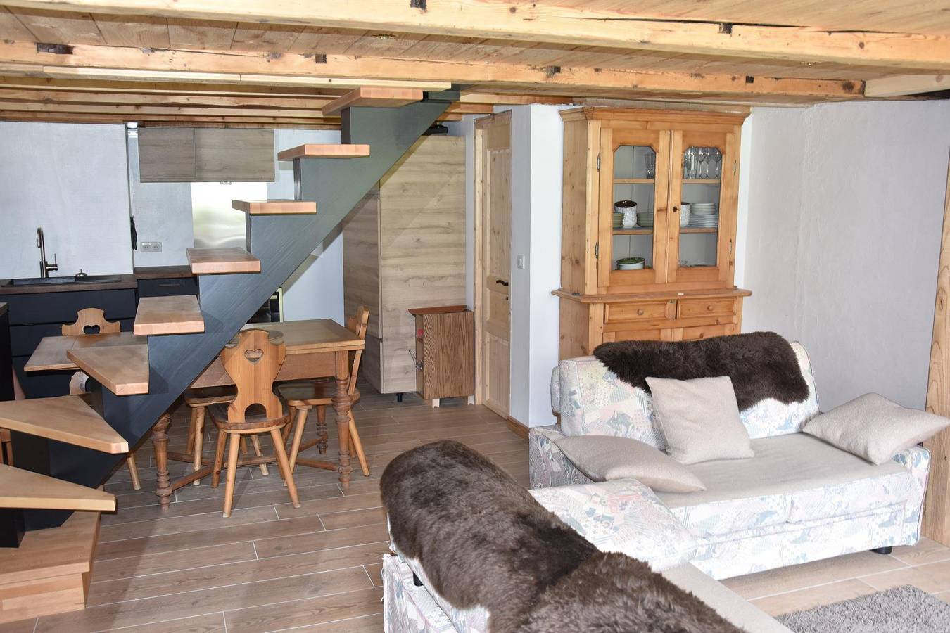 Chalet la Bourna de l'Ors - Doppelchalethälfte 3 Zimmer für 4 Personen in Pralognan-la-Vanoise, Nationalpark Vanoise