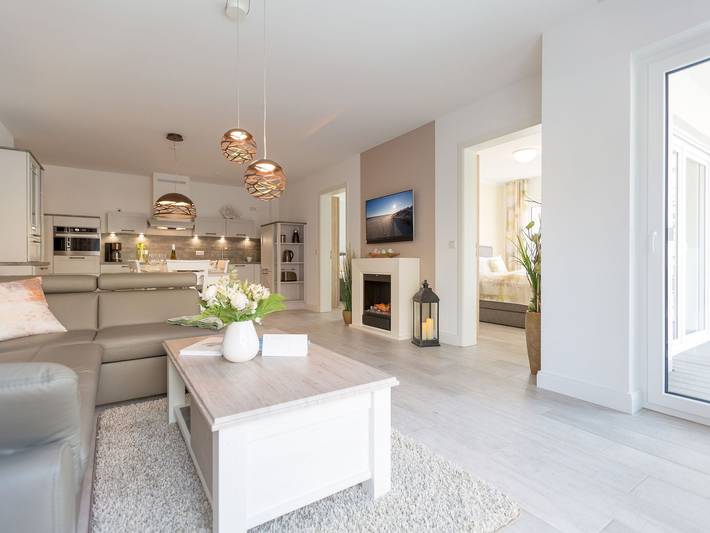 Ferienwohnung für 4 Personen, mit Balkon und Balkon/Terrasse sowie Terrasse und Sauna in Heringsdorf - 4