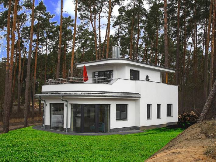 Ferienhaus für 6 Personen, mit Terrasse und Garten sowie Sauna und Seeblick in Lychen