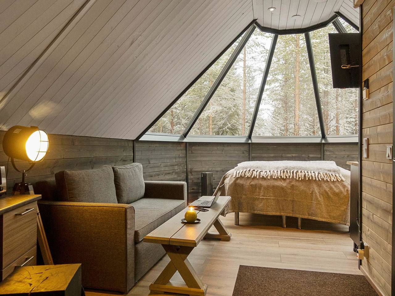 Samruam B Aurora Cabin in Sallatunturi, Lappland