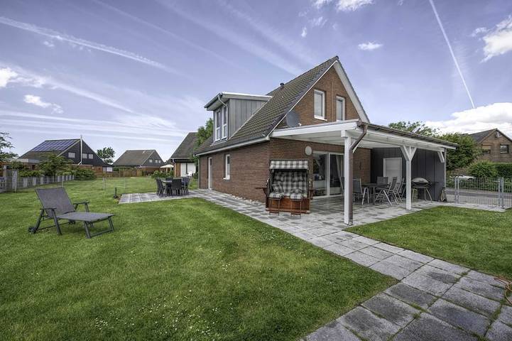 Ferienhaus für 8 Personen, mit Terrasse und Sauna sowie Garten, mit Haustier - 1