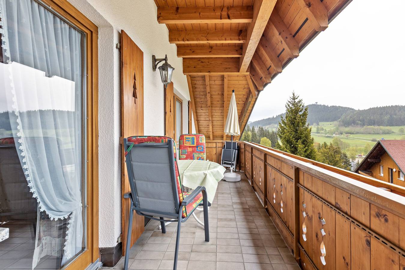 Ganze Wohnung, Ferienwohnung '1, 46qm' mit Bergblick, Gemeinschaftsterrasse und Wi-Fi in Schluchsee, Südschwarzwald