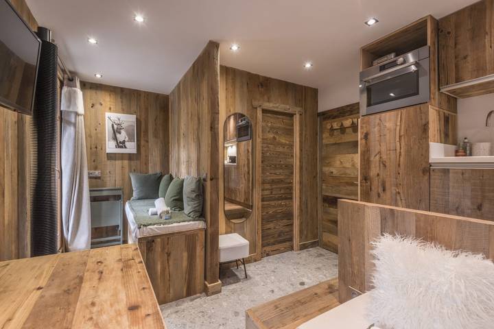 Gîte pour 3 personnes, avec terrasse, adapté aux familles à Megève - 4