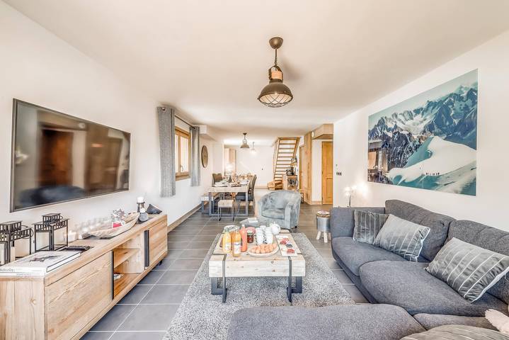 Appartement de vacances pour 8 personnes, avec sauna et balcon à Tignes