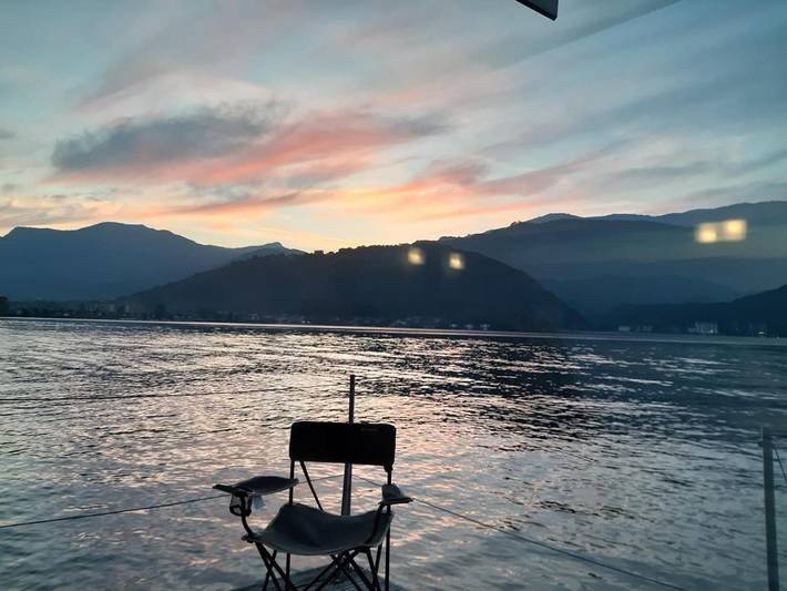 Ferienwohnung für 4 Personen, mit Seeblick und Terrasse sowie Ausblick, mit Haustier in Luganer See (Lombardei) - 3