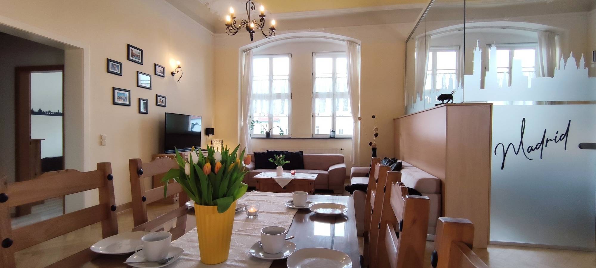 Apartamento de férias inteiro, Apartment Madrid (Garten & Pool als Extra möglich) barrierefrei in Muhlhausen, Unstrut-Hainich