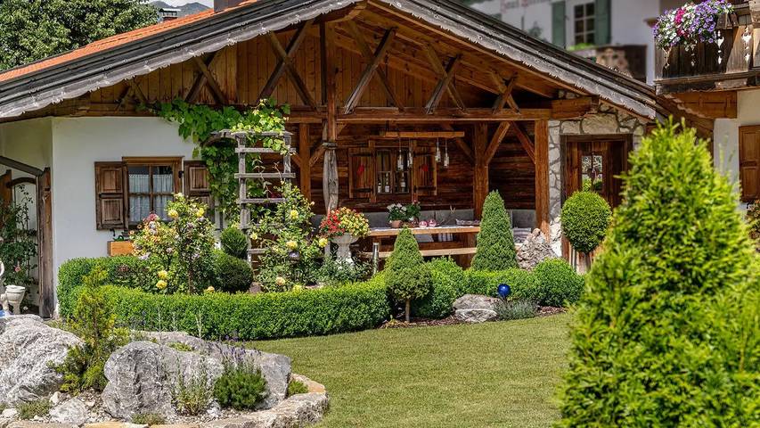 Hütte für 2 Personen, mit Balkon und Sauna im Karwendel - 3