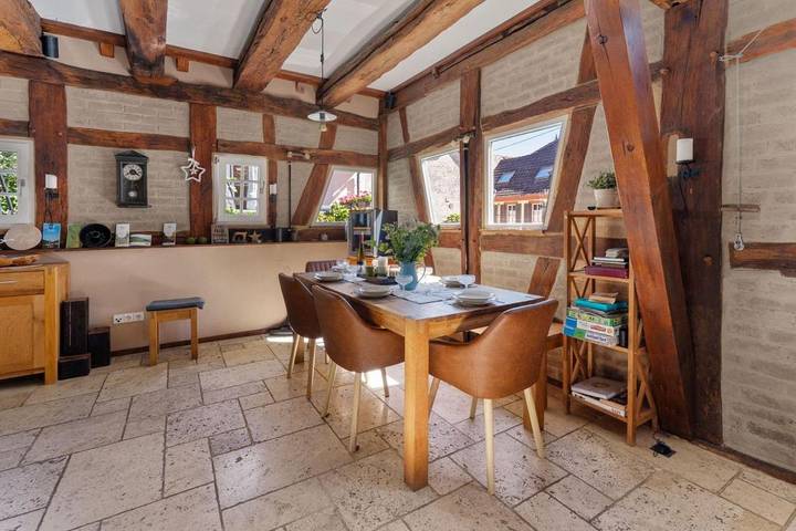 Ferienhaus für 8 Personen, mit Balkon und Terrasse sowie Garten und Sauna