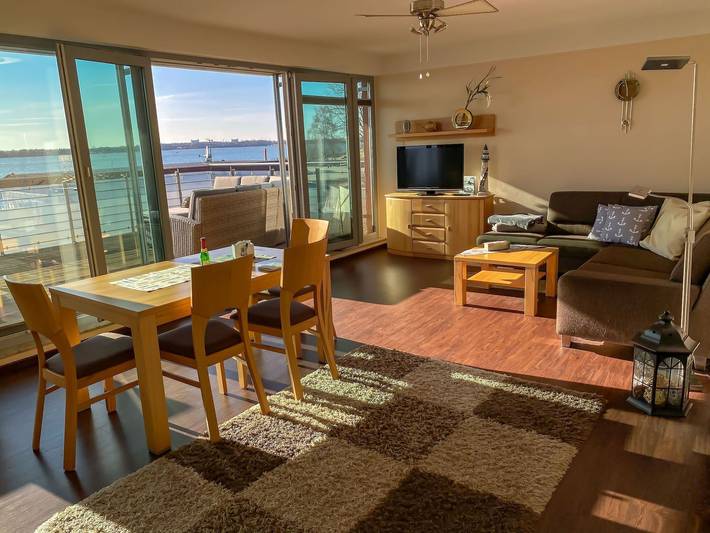 Ferienwohnung für 3 Personen, mit Balkon und Terrasse sowie Seeblick und Ausblick in Altefähr - 2