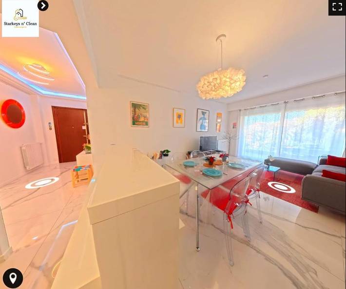 Gîte pour 4 personnes, avec Balcon et Vue dans Le Boulevard Frank Pilatte - 2