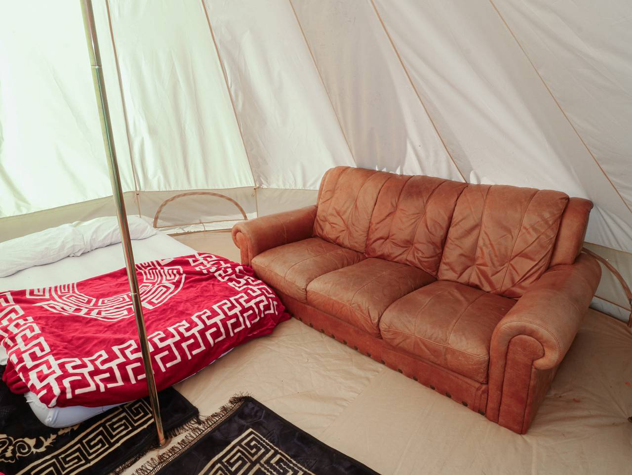 Bell Tent Two in Derbyshire