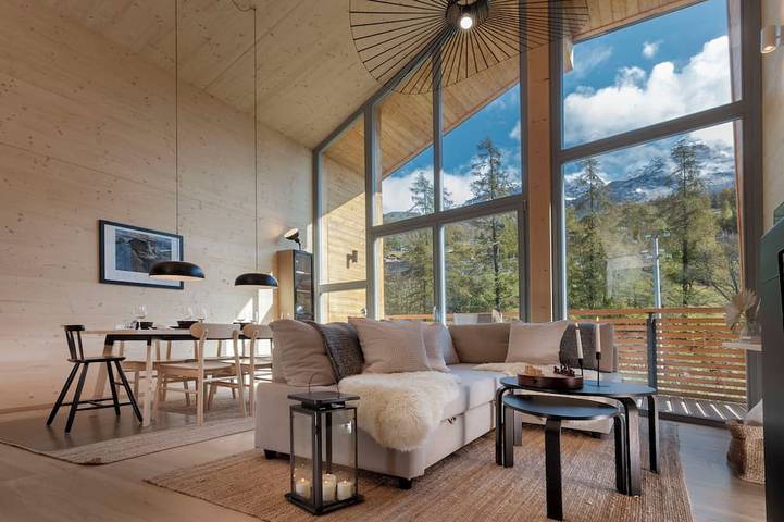 Chalet pour 6 personnes, avec jardin et balcon à Breuil-Cervinia