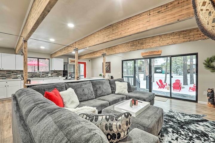 Blockhütte für 8 Personen, mit Terrasse und Garten - 1