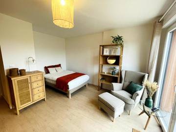Gîte pour 2 personnes, avec balcon à Giberville