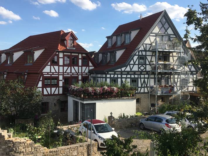 Ferienwohnung für 6 Personen, mit Balkon und Balkon/Terrasse sowie Garten