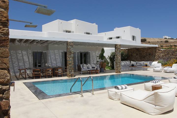 Villa pour 10 personnes, avec vue sur l’océan ainsi que jardin et terrasse dans Antiparos - 4