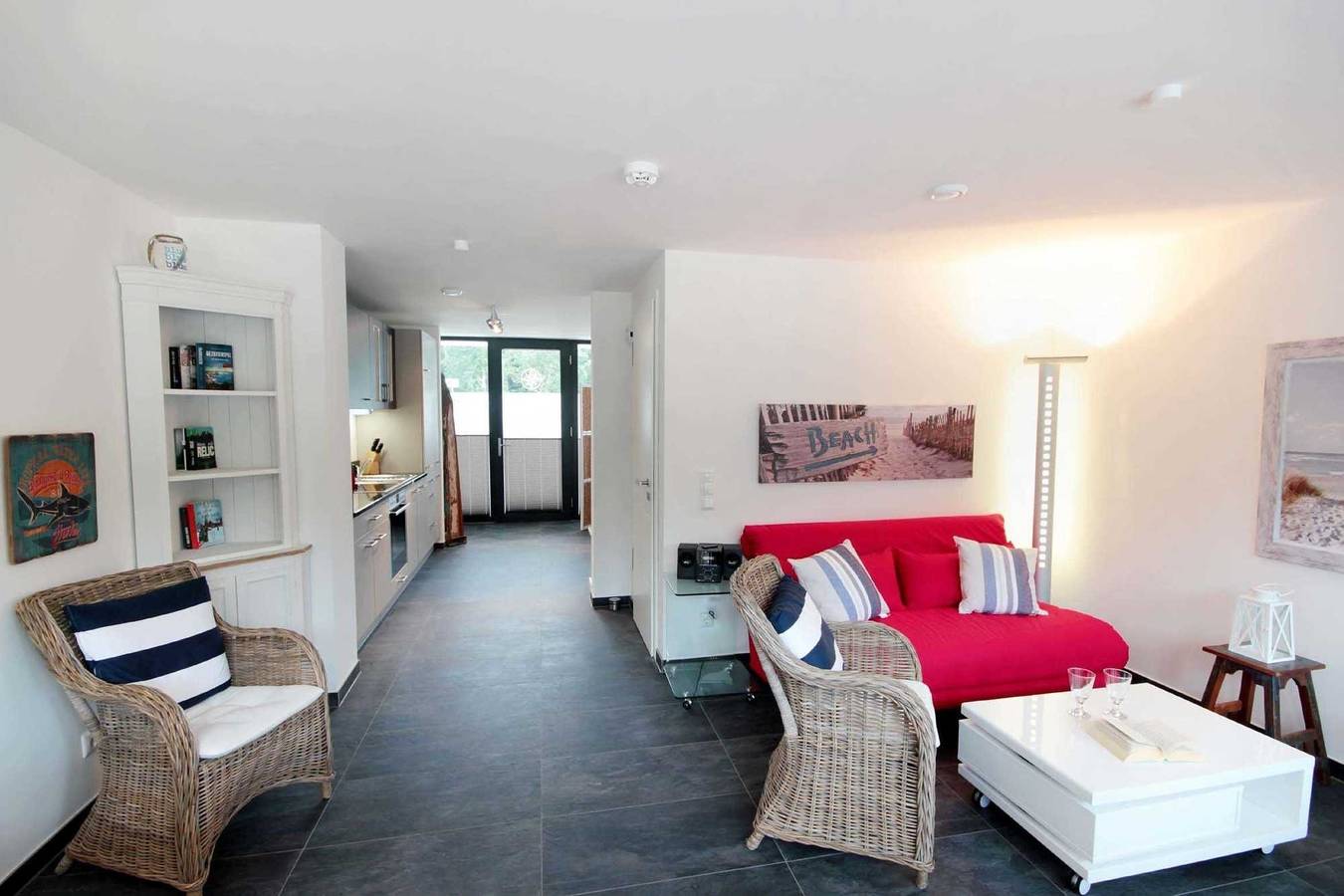 Geheel vakantieappartement, Vakantieappartement voor 2 personen met terras in Strand Prora, Binz