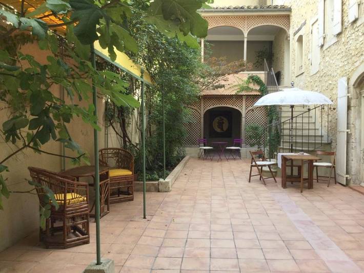 Chambre d’hôte pour 3 personnes, avec vue et jardin