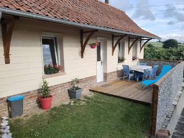 Gîte pour 2 personnes, avec terrasse à Cahon