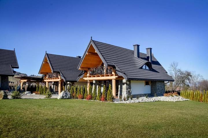 Dom dla 10 osób, z Balkon i Taras oraz Jacuzzi i Ogród w Bukowina Tatrzańska