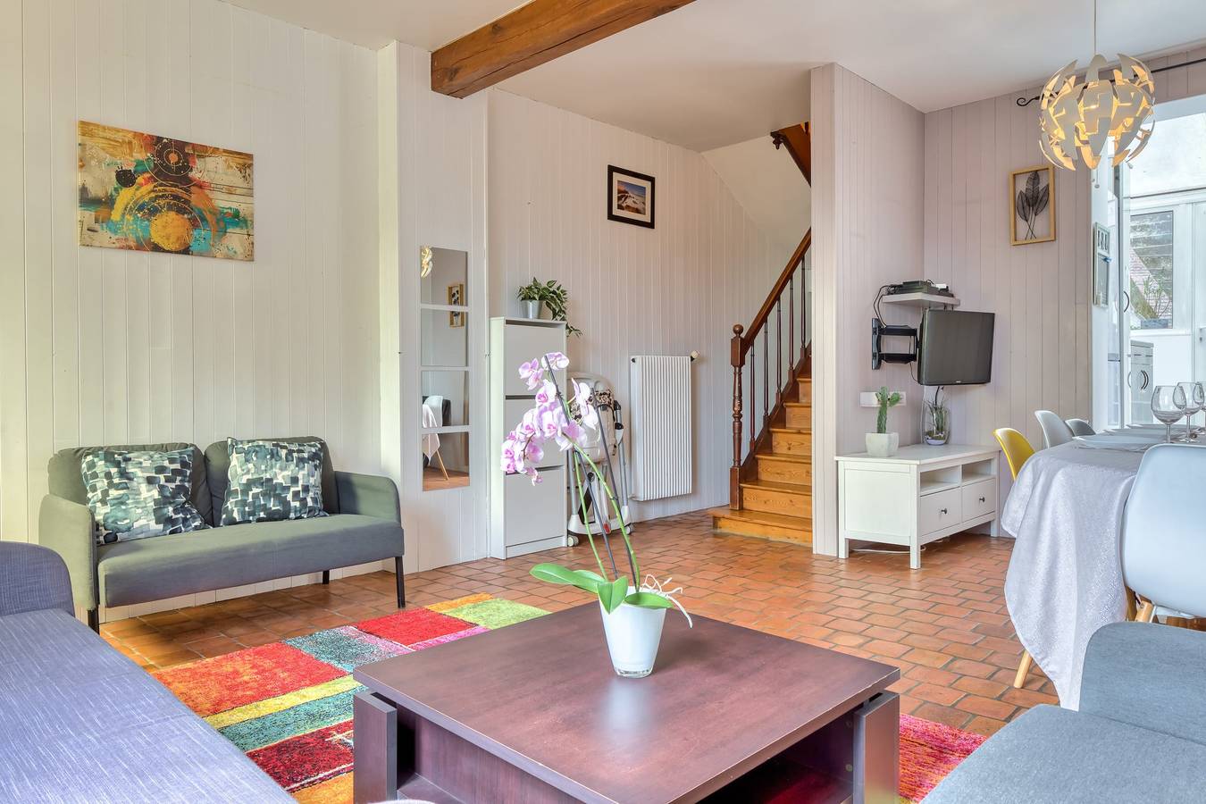 Agapanthes, jolie maison de ville à Rouen avec extérieur, terrasse in Ruan, Región de Rouen