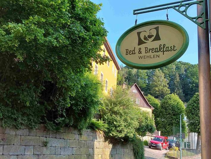 Ferienhaus für 2 Personen, mit Terrasse und Ausblick in Stadt Wehlen