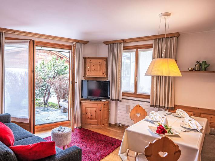 Ferienwohnung für 3 Personen, mit Terrasse und Garten in Silvaplana - 2