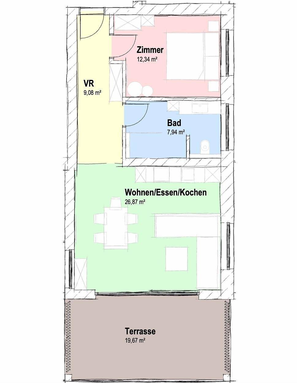Geheel vakantieappartement, Appartement 2 in Karavanke in Pohorje, Sankt Kanzian am Klopeiner See
