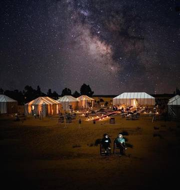 Cottage pour 2 personnes, avec vue et jardin dans Merzouga