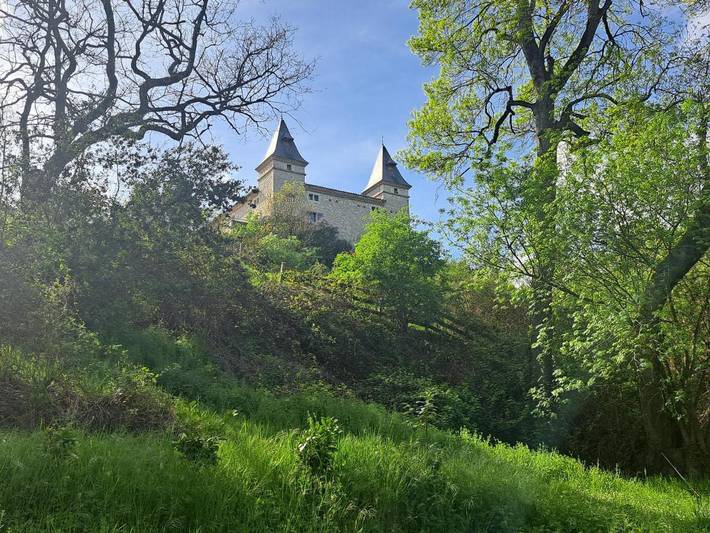 Location de vacances pour 3 personnes, avec Terrasse et Jardin ainsi que Piscine et Vue à Fauroux