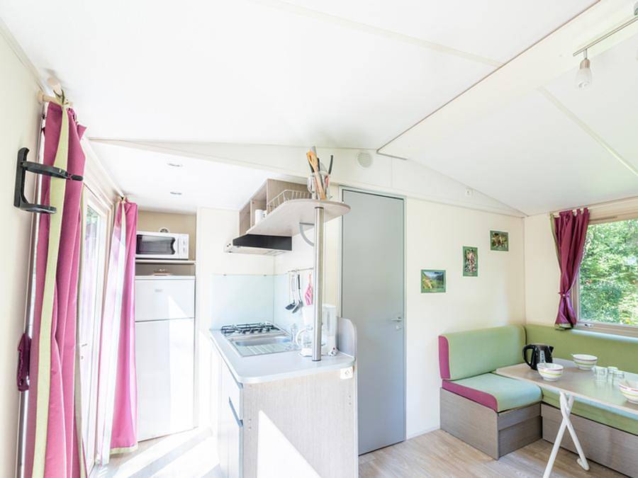 Camping Le Colporteur - Ciela Village - Mobilheim 6 personen - Mobilheim Ciela Confort - 3 Zimmer in Le Bourg-d'Oisans, Nationalpark Écrins