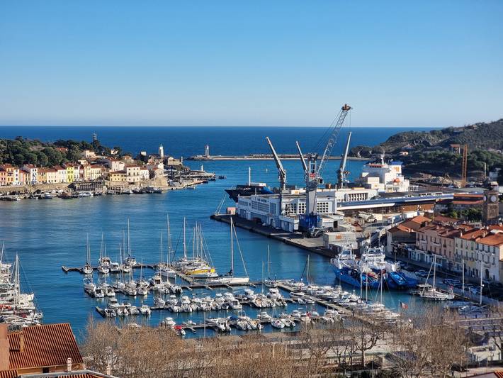 Gîte pour 4 personnes, avec Terrasse et Vue à Port-Vendres