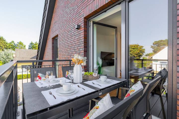 Apartamento entero, WindStärke 7/5 Grömitz. Sauna. Balkon. Meernah. in Grömitz, Distrito de Holstein Oriental