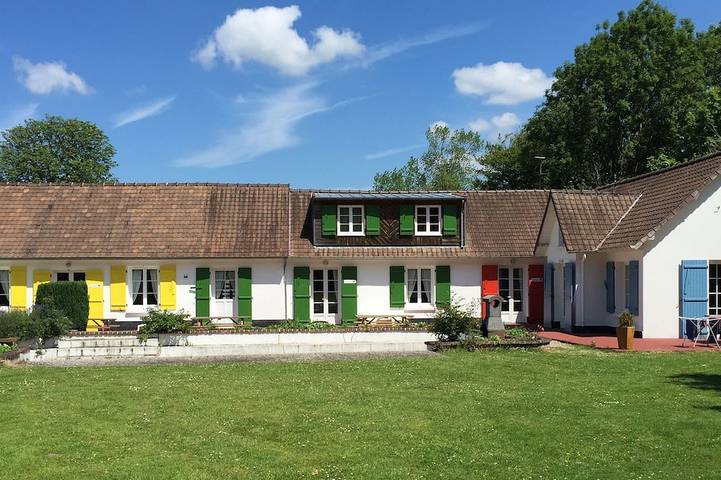 Maison de vacances pour 7 personnes, avec jardin et piscine à Rue (homonymie)