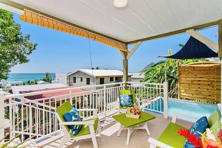 Chalet per 2 persone, con giardino e balcone in Caraibi
