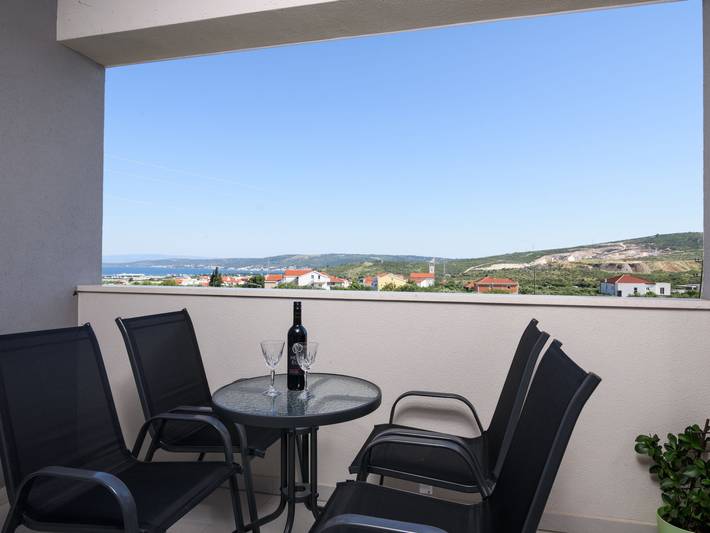 Vakantiewoning voor 5 personen, met balkon in Trogir