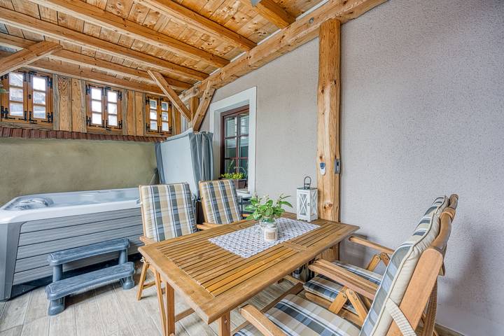 Ferienhaus für 4 Personen, mit Balkon und Sauna, kinderfreundlich in Slowenien