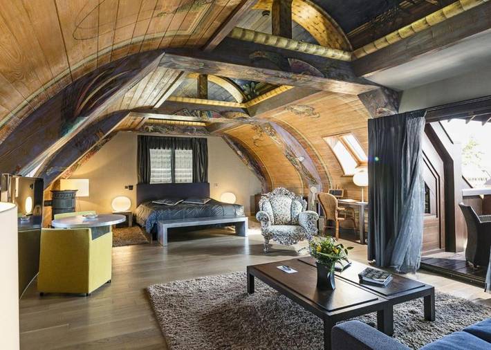 Hôtel pour 2 personnes, avec piscine et jardin ainsi que jacuzzi et sauna, animaux acceptés à Illhaeusern - 3