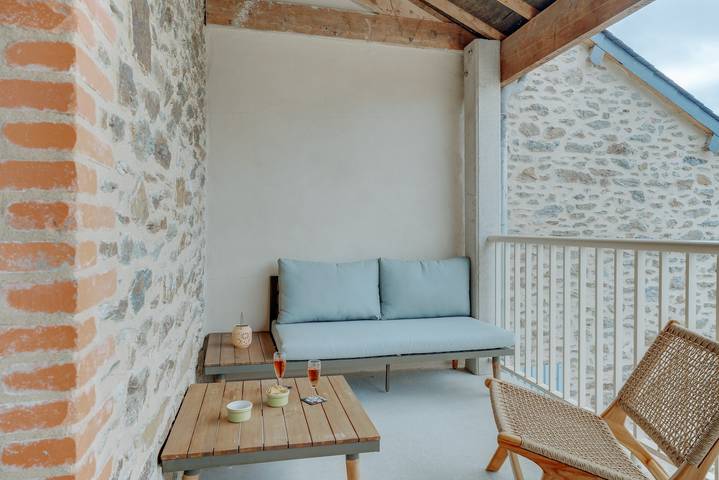 Appartamento intero, Appartamento "Les Ebihens" con terrazza privata e Wi-Fi in Saint-Benoit-des-Ondes, Baia di Mont-Saint-Michel