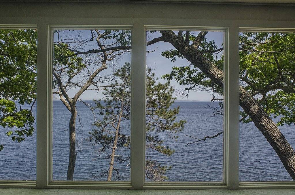 Windows auf dem Ozean: Penobscot Bay Zeitgenössisch in Knox County (Maine)