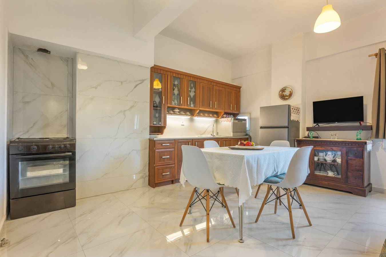 Appartement entier, Appartement 'Olga Studio 1' avec vue sur la mer, Wi-Fi et climatisation in Région d'Iraklio-Héraklion