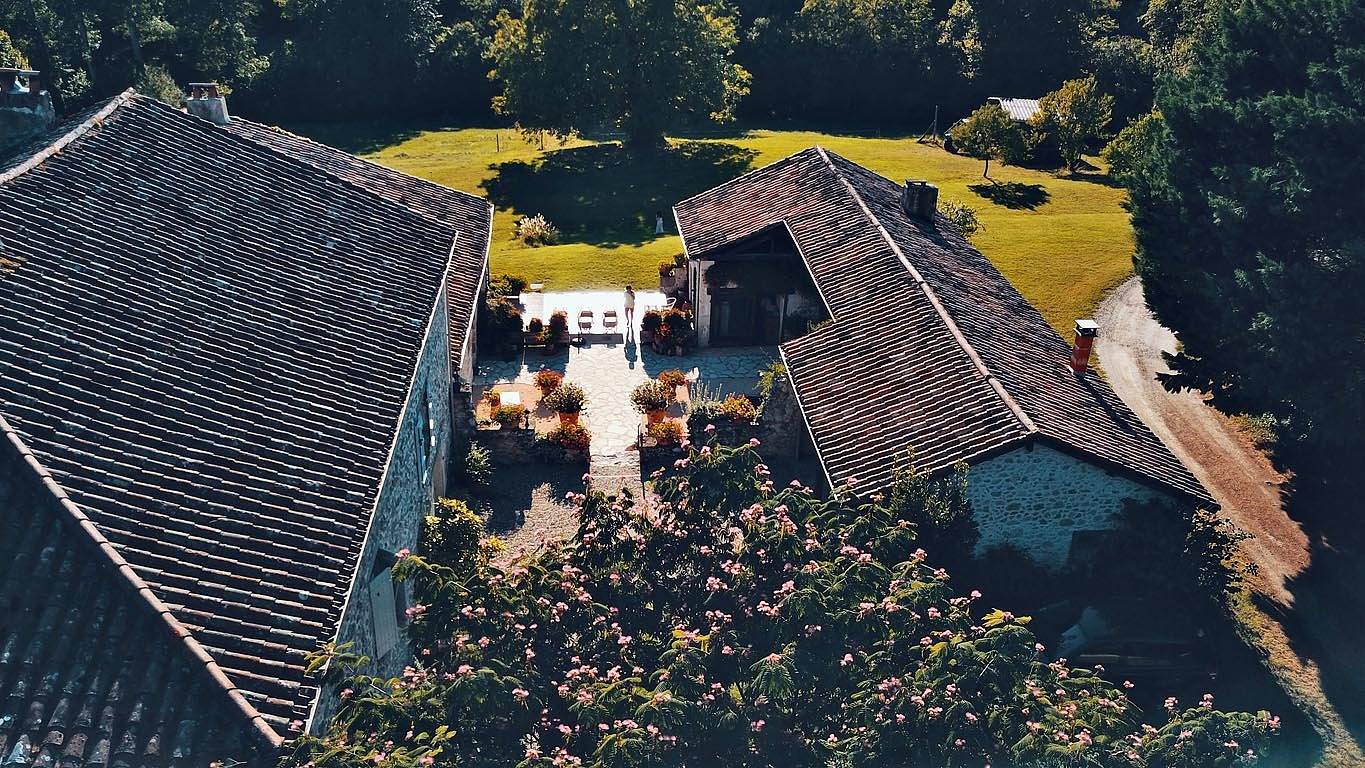 Chambres d'hôtes du Grué - Chambre jaune in Réaup-Lisse, Région de Nérac
