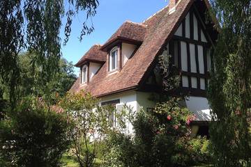 Gîte pour 6 personnes, avec terrasse et jardin à Groffliers
